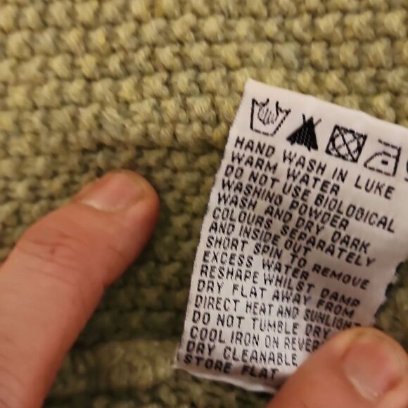 Boden Green Wool Cardigan Sweater size 12 - Picture 8 of 8